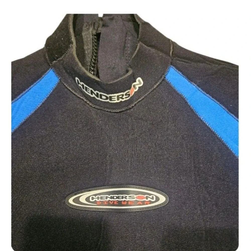 Henderson Titanium Hyperstretch Full Wetsuit Men's Size LL Black Blue